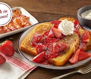 Bob Evans Fresh Strawberry French Toast Combo